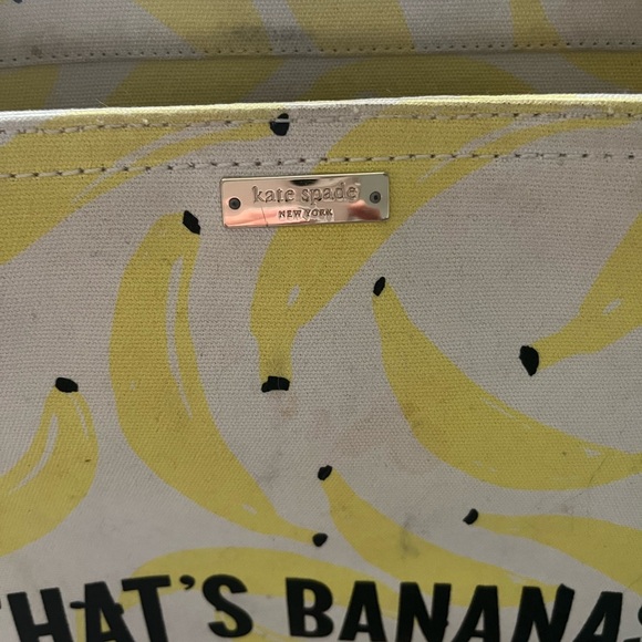 Kate Spade ♠️ Flights of Fancy That’s Bananas 🍌 Francis Tote Bag Handbag - Picture 3 of 6